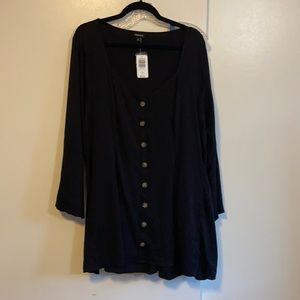 Torrid Long Sleeve Button Blouse